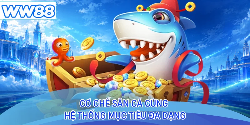 Cơ chế săn cá cùng hệ thống mục tiêu đa dạng 