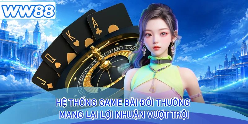  Hệ thống game bài đổi thưởng mang lại lợi nhuận vượt trội