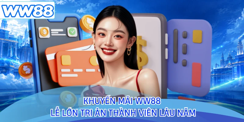 Khuyến mãi WW88 lễ lớn tri ân thành viên lâu năm