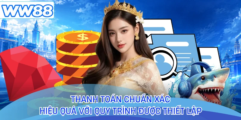 Thanh toán chuẩn xác, hiệu quả với quy trình được thiết lập